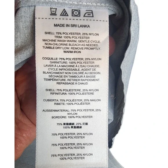 Filson Womens Twin Lakes Sport Shirt Blue Stone Long Sleeve Ventilated  M - Picture 10 of 10